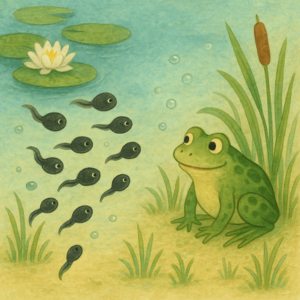 小蝌蚪找妈妈（睡前故事，中英双语）