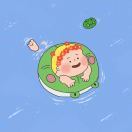 长颈鹿与灿白牙