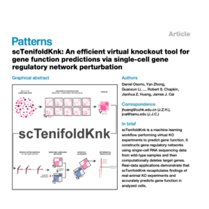 368-scTenifoldKnk：单细胞基因功能虚拟敲除预测工具