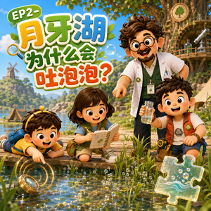 E2-月牙湖为什么会吐泡泡？
