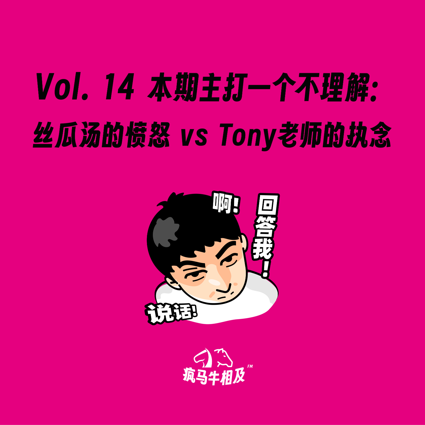 Vol.14 丝瓜汤的愤怒 vs Tony老师的执念：本期主打一个不理解 episode artwork