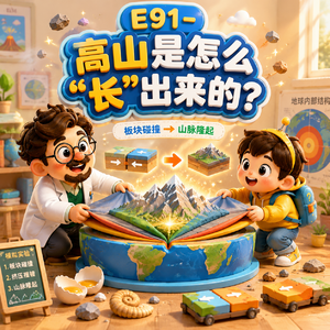 E91-高山是怎么“长”出来的?|地球