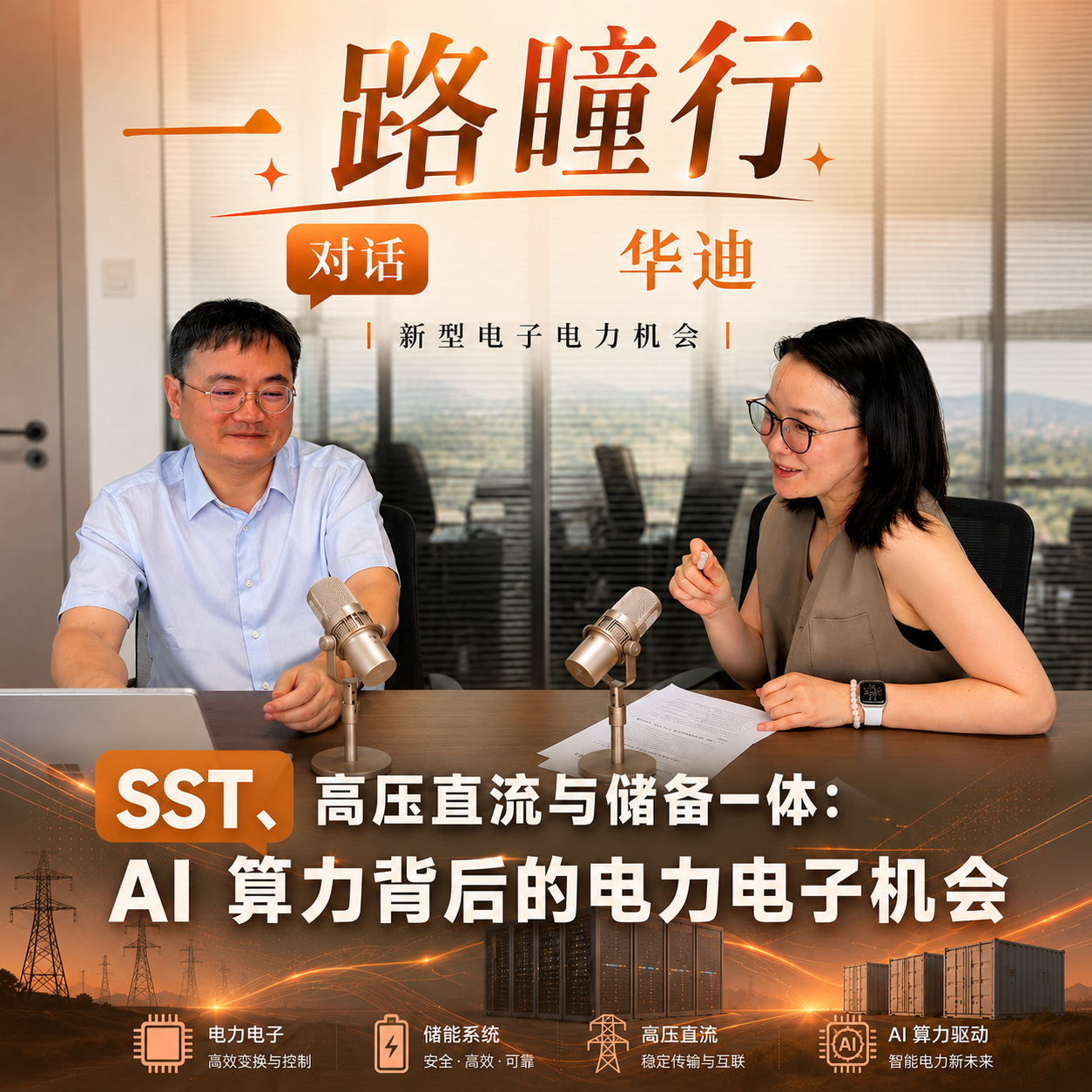 AI 数据中心新战场:高压直流、储能和新型电力电子 Episode cover