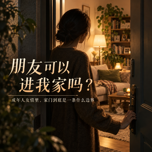 vol.245 朋友可以进我家吗?成年人友情里,家门到底是一条什么边界