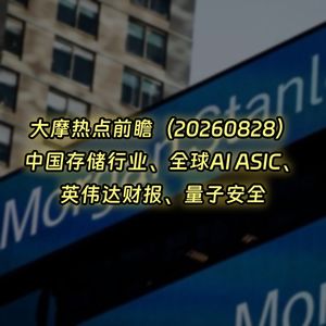 20260828-大摩热点前瞻：中国存储行业、全球AI ASIC、 英伟达财报、量子安全