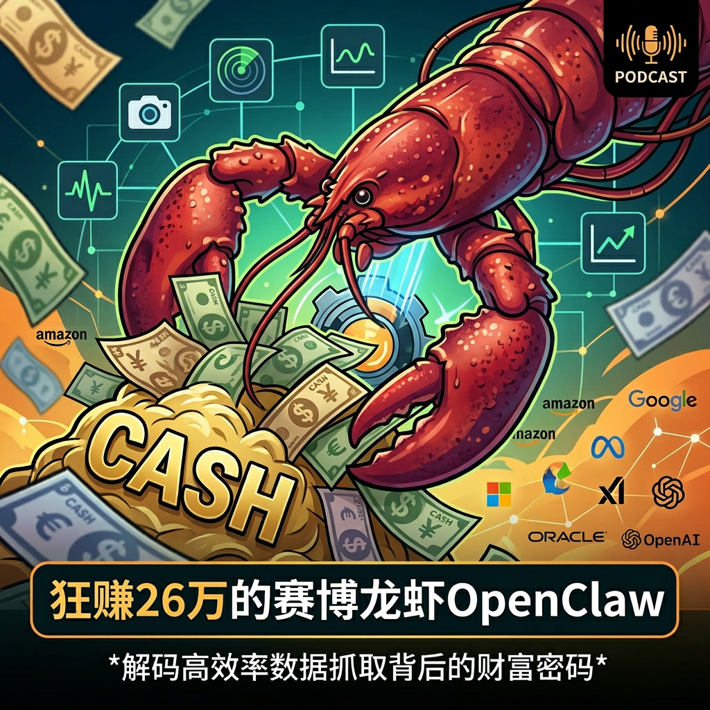 【科技路边摊】狂赚26万的赛博龙虾OpenClaw episode artwork