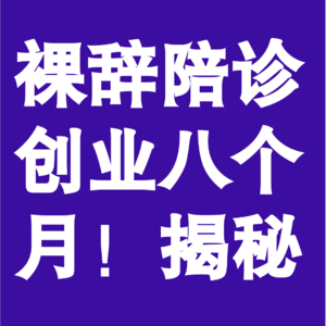 Vol.8裸辞陪诊创业八个月！揭秘陪诊师不只是干陪诊赚钱！！！这些额外收入你必须了解！