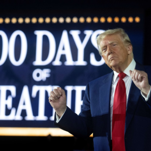 特朗普上任百天演讲