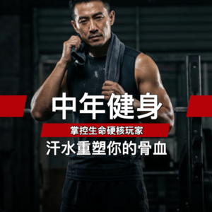 中年健身 掌控生命硬核玩家 汗水重塑你的骨血