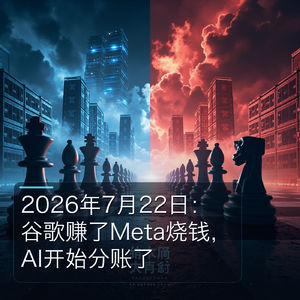 2026年7月：谷歌不追最强，AI开始分账了