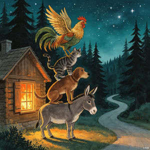 不来梅镇的音乐家｜The Bremen Town Musicians