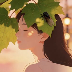 晚风听蝉鸣