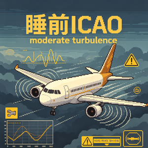 「睡前ICAO」全英文聊聊中度颠簸