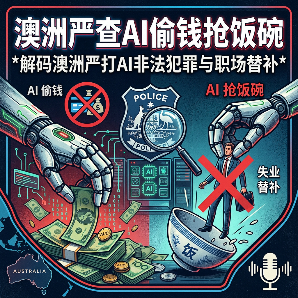 【科技路边摊】澳洲严查AI偷钱抢饭碗 episode artwork