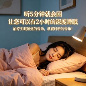 听5分钟就会困，让您可以有2小时的深度睡眠，治疗失眠睡觉的音乐，就寝时听的音乐！