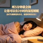 听5分钟就会困，让您可以有2小时的深度睡眠，治疗失眠睡觉的音乐，就寝时听的音乐！