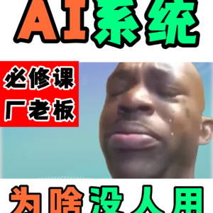 你的AI系统,为什么没人用?