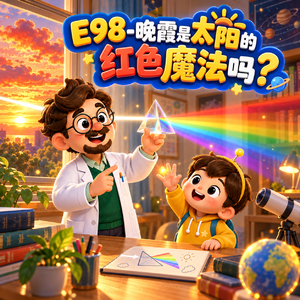E98-晚霞是太阳的红色魔法吗?|天气和季节