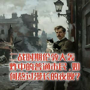 二战时期,伦敦大轰炸中的普通市民,如何熬过漫长的夜晚?#助眠 #助眠故事 #睡前故事