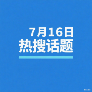 7-16热搜播报