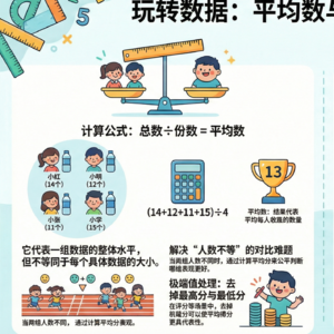 数学四年级下册第八单元-平均数图表外挂