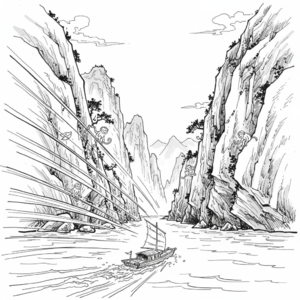 李白《早发白帝城》