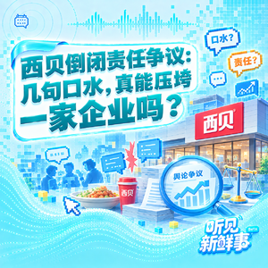热点|西贝倒闭责任争议:几句口水,真能压垮一家企业吗