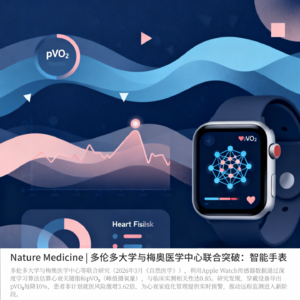 Nature Medicine | 多伦多大学与梅奥医学中心联合突破：智能手表定义心衰监测新标准