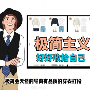 极简主义|房间整理有序，更要好好收拾自己，打扮是极简主义的应有之义！