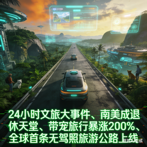 12.25文旅前哨-24小时文旅大事件：全球首条无驾照旅游公路上线、南美成退休天堂、带宠旅行暴涨 200%