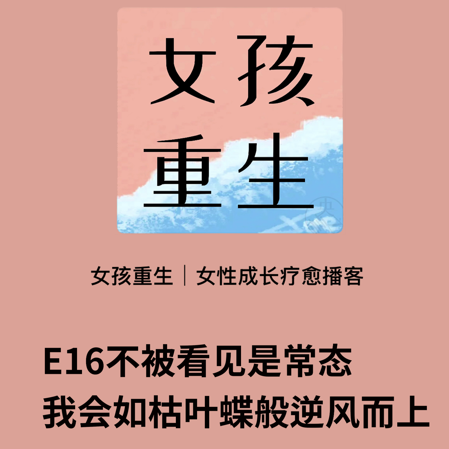E16不被看见是常态，我会如枯叶蝶般逆风而上 episode artwork