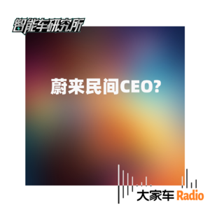 智能车说 - 蔚来民间CEO
