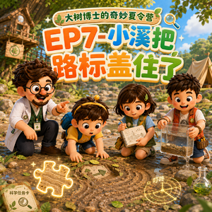 E7-小溪把路标盖住了