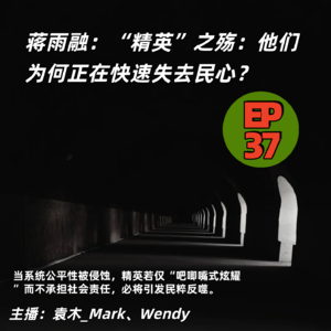 37.蒋雨融：“精英”之殇：他们为何正在快速失去民心？