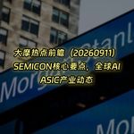 20260911-大摩热点前瞻：SEMICON核心要点，全球AI ASIC产业动态