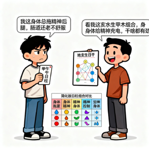 讲清楚八字中日柱：身体与精神谁是老大？
