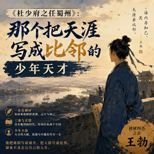 《杜少府之任蜀州》：一个少年天才，如何重新解释离别、远方与知己