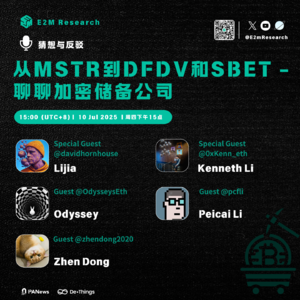 从MSTR到DFDV和SBET - 聊聊加密储备公司