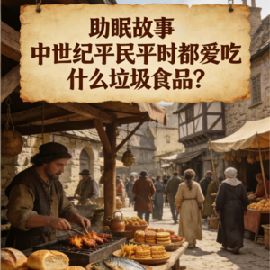 助眠故事：中世纪平民平时都爱吃什么垃圾食品？