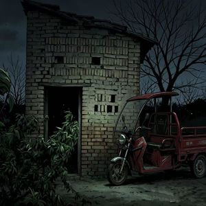 76.开往果园的三轮车，人皮下的禽兽车夫，佩戴二十四年的面具