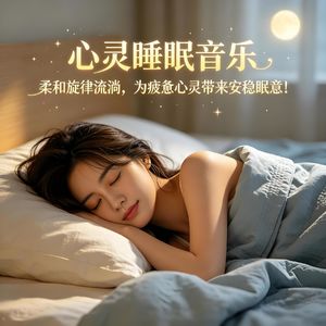 心灵睡眠音乐，柔和旋律流淌，为疲惫心灵带来安稳眠意！