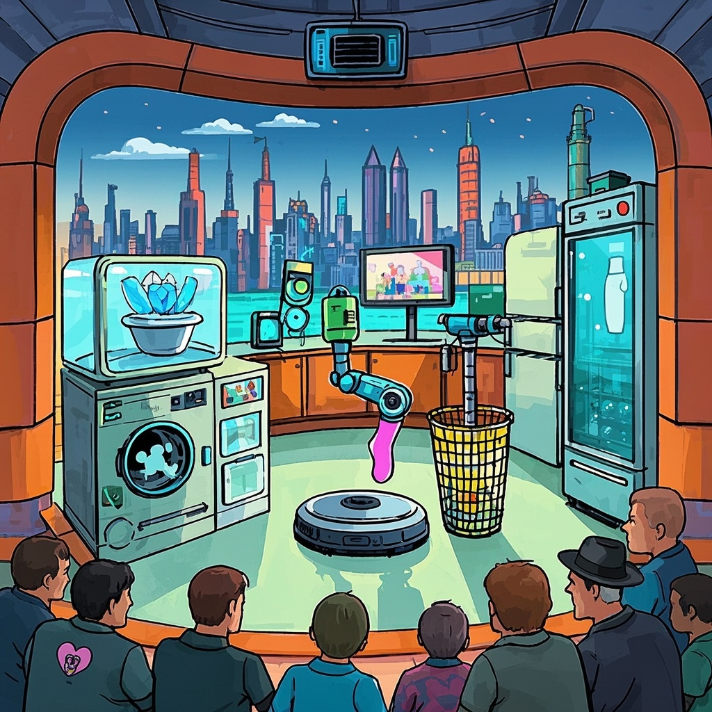 家电界的变形金刚从捡袜子到自制氮气，2025年AWE展让我笑出腹肌 episode artwork