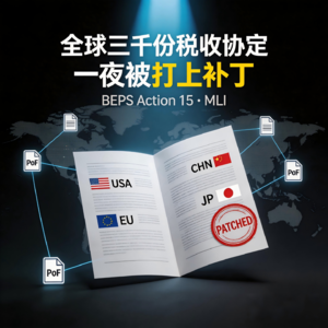 DAY.39 《全球三千份税收协定，一夜被打上补丁｜BEPS Action 15》
