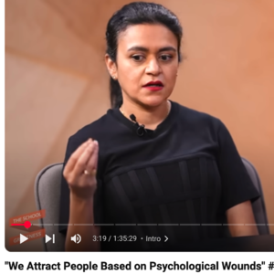 “ 我们基于心理创伤吸引他人”