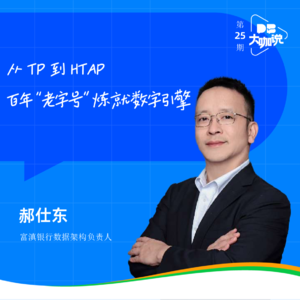 Vol.25 |从 TP 到 HTAP，百年“老字号”炼就数字引擎:对话富滇银行郝仕东