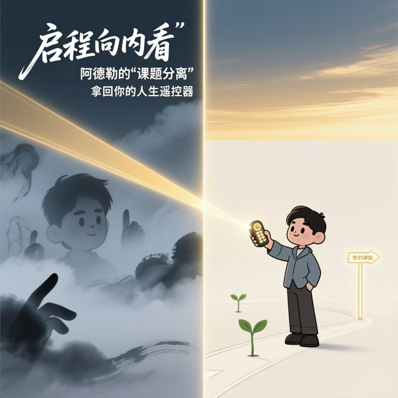 《启程向内看》-解决精神内耗的“课题分离”艺术 episode artwork