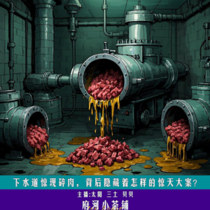 下水道惊现碎肉，背后隐藏着怎样的惊天大案？