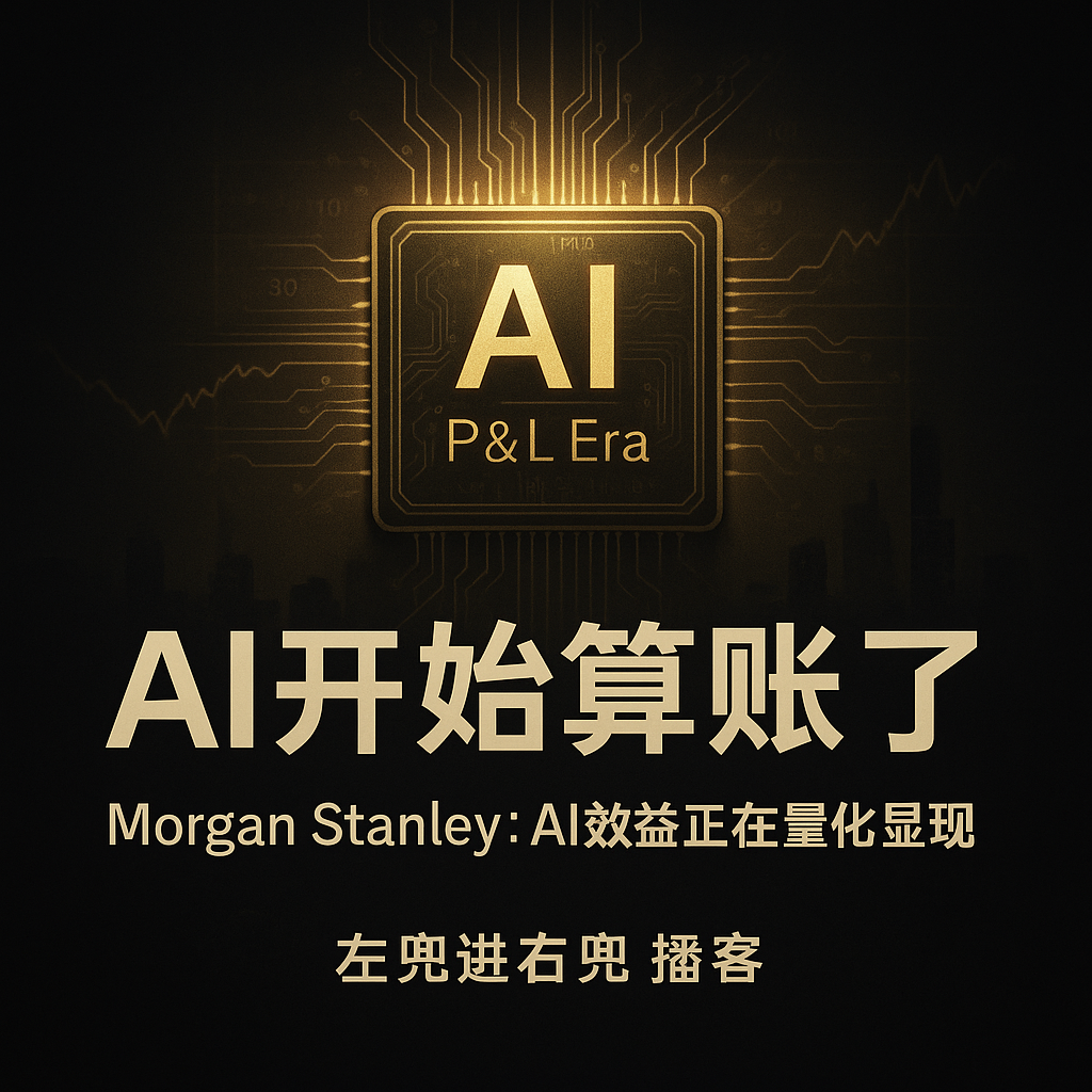 AI开始算账了｜摩根士丹利：AI效益正在量化显现 episode artwork