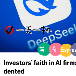 【247】DeepSeep重挫AI巨头投资者信心