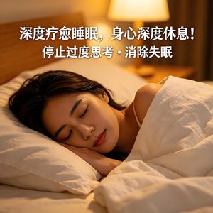 深度疗愈睡眠，身心深度休息！停止过度思考，消除失眠！